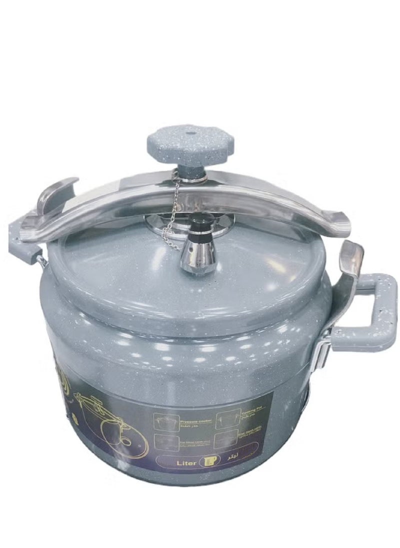 Granite Coated Kitchen Safe Pressure Cooker Cooking Pot With Handles And Two Lid