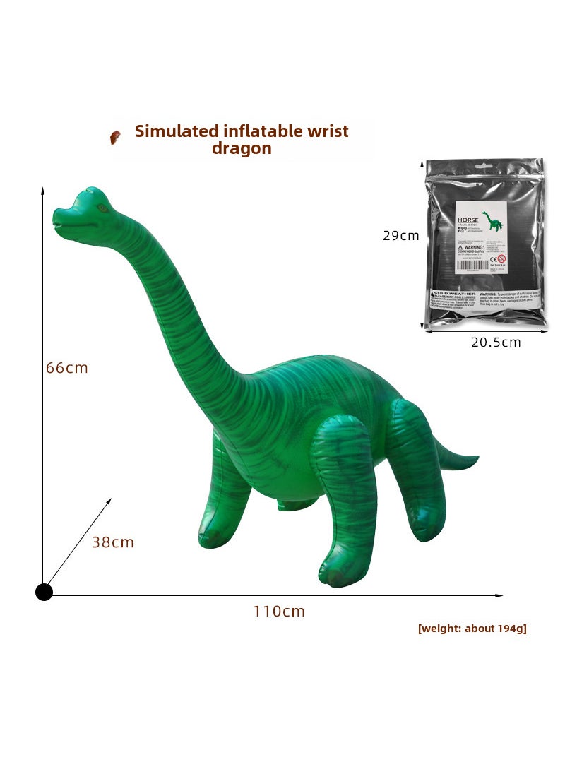 Cross-Border explosion cartoon inflatable simulation animal model giraffe big dinosaur birthday scene layout toy props Brachiosaurus DI-BRAC4