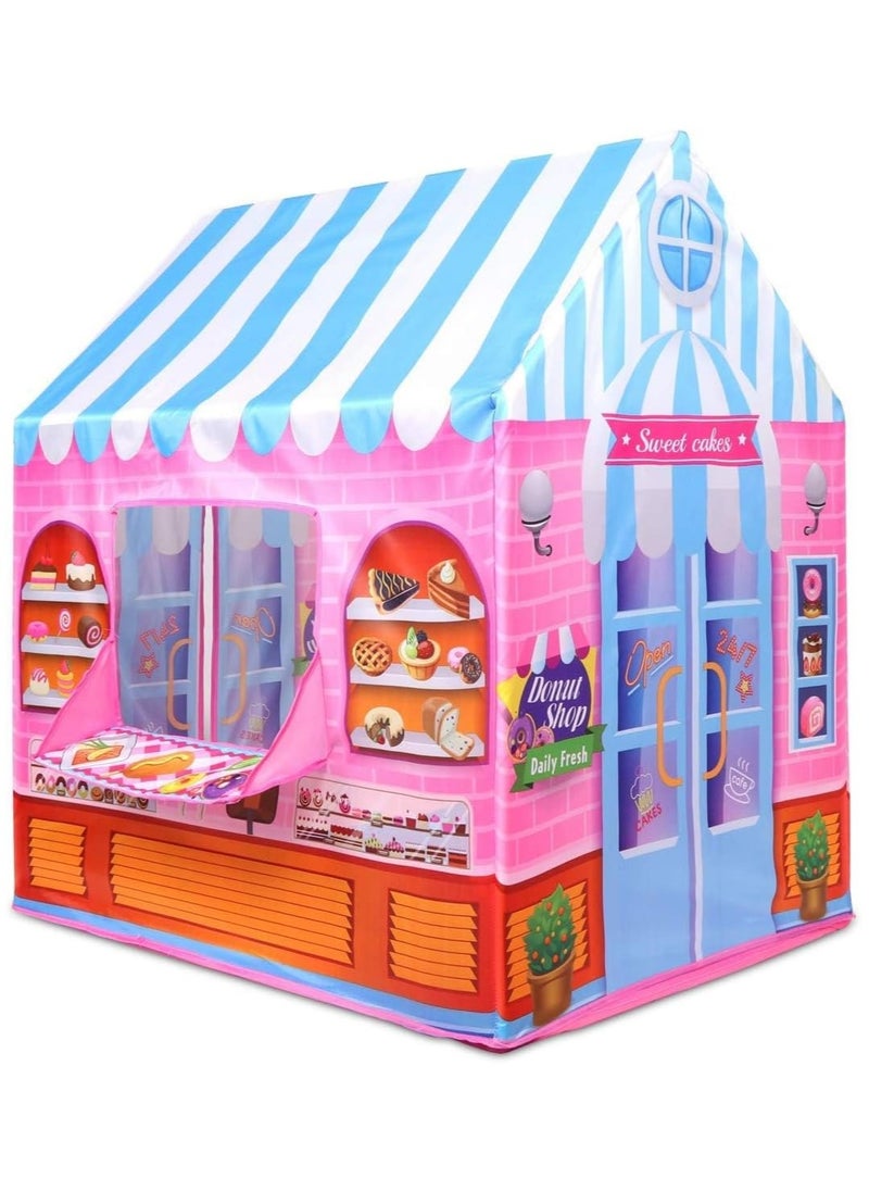 Play Tent for Kids Candy Playhouse Boys & Girls Indoor Outdoor Toy