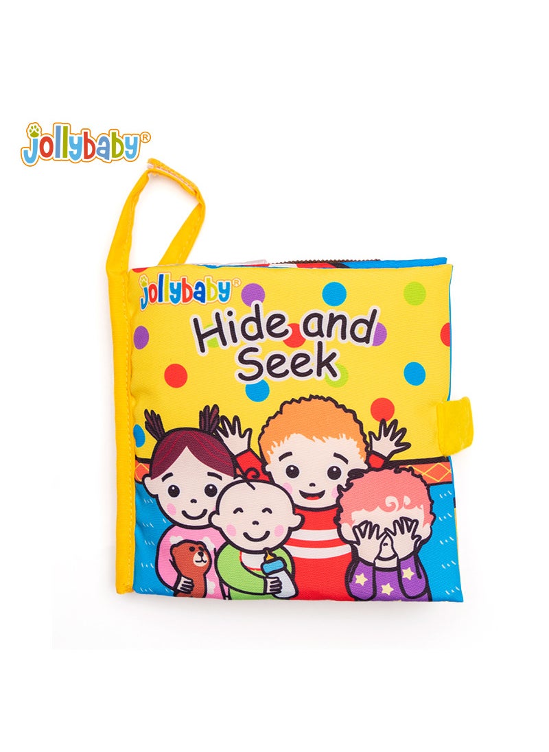 Jollybaby Peekaboo Cloth Book for Babies 0-3 Years Mom and dad cloth book (chinese and english)