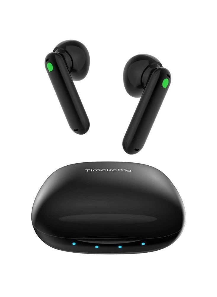 Timekettle WT2 Edge - Two-Way Instant Translation, Language Translator Device with 40 Languages ​​and 93 Accents Online, Offline Translator Earbuds with App for iOS and Android (Black)