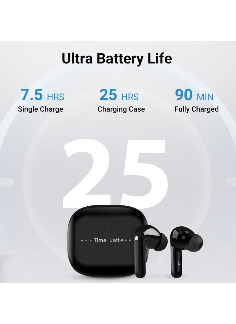 Timekettle M3 - Two-Way Instant Translation, Language Translator Device with 40 Languages ​​and 93 Accents Online, Offline Translator Earbuds with App for iOS and Android (Black)