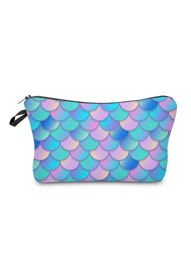 Multifunctional Mermaid Scale Makeup Bag Washing Bag