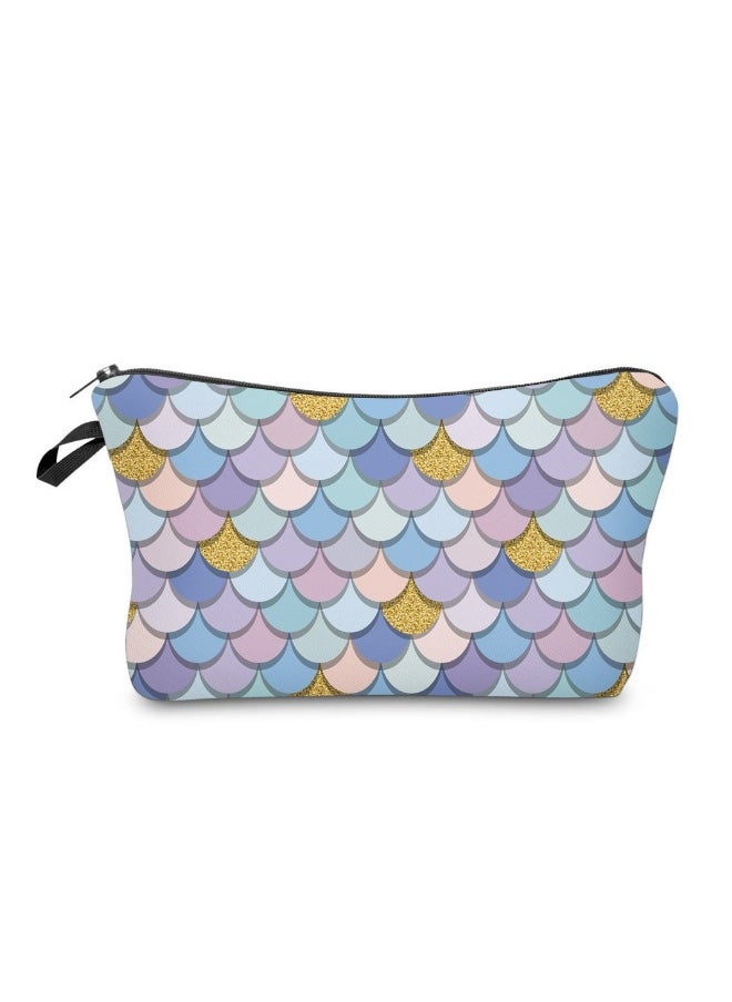 Multifunctional Mermaid Scale Makeup Bag Washing Bag