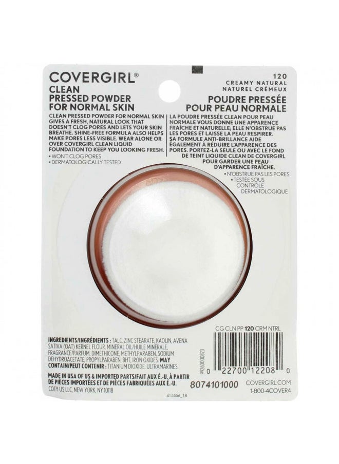 COVERGIRL Clean Pressed Powder, Classic Tan, 0.39 Ounce