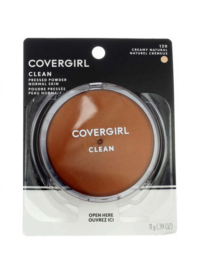 COVERGIRL Clean Pressed Powder, Classic Tan, 0.39 Ounce