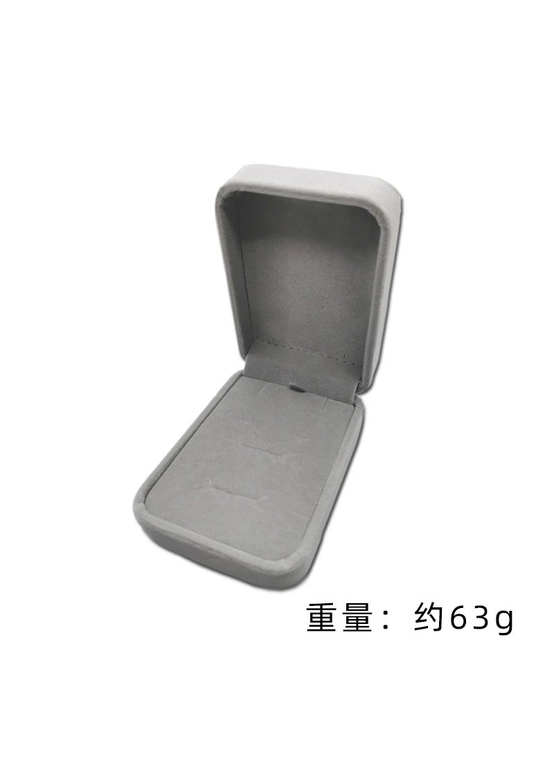 Jewelry Storage Box for Rings, Bracelets and Earrings Gray 7*10*4 (necklace + ear studs + ring box)