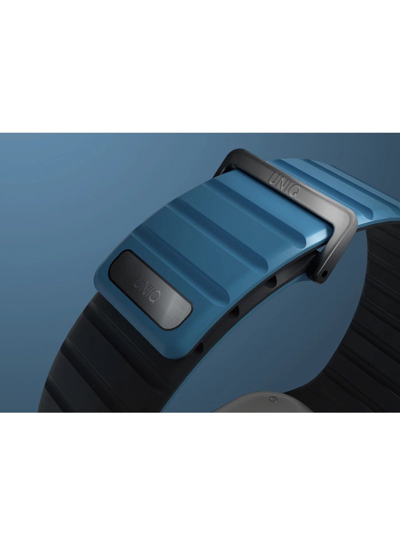 Revix Evo Apple Watch Strap Series Reversible Magnetic 49.45.44.42mm Pacific Blue/Black