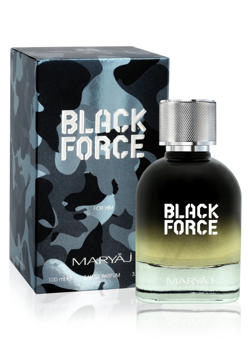 BLACK FORCE Eau De Parfum For Men, 100 ml