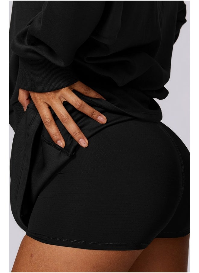 KAWN YOGA Womens High Waist Contour Seamless Workout Sport Yoga Skirt Tummy Control With Pockets.