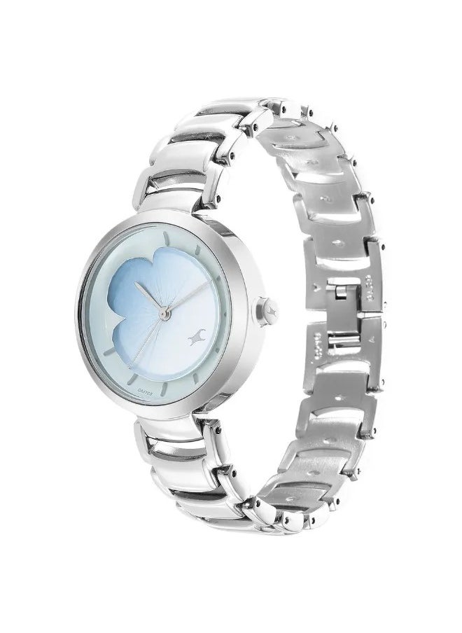 Women's Analog Round Shape Metal Wrist Watch - 6277SM01 -  Mm