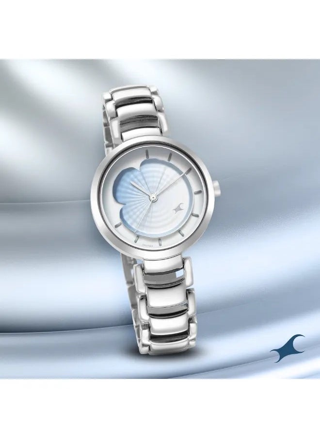 Women's Analog Round Shape Metal Wrist Watch - 6277SM01 -  Mm