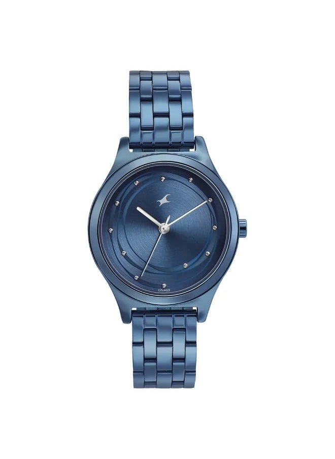 Women's Analog Round Shape Stainless Steel Wrist Watch - 6152QM01 - 40 Mm