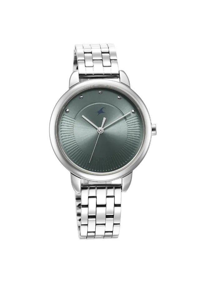 Women's Analog Round Shape Metal Wrist Watch - 6282SM02 -  Mm