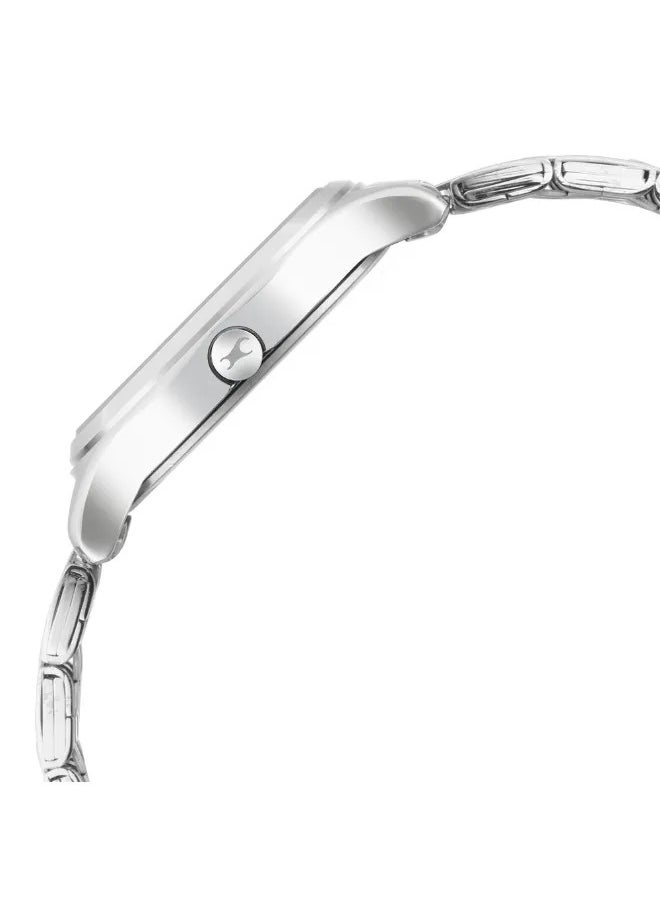 Women's Analog Round Shape Metal Wrist Watch - 6248SM01 - 40 Mm