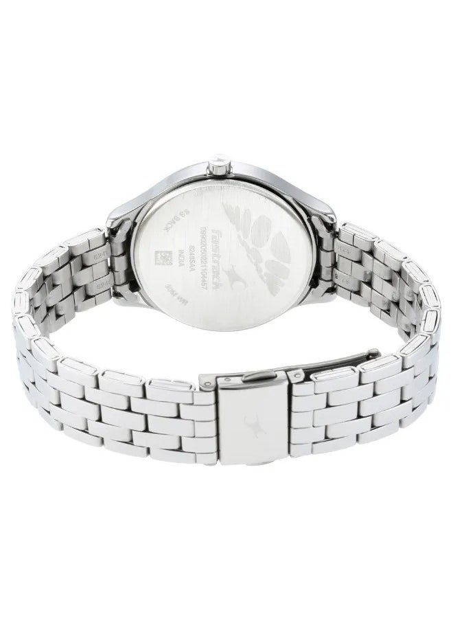 Women's Analog Round Shape Metal Wrist Watch - 6248SM01 - 40 Mm