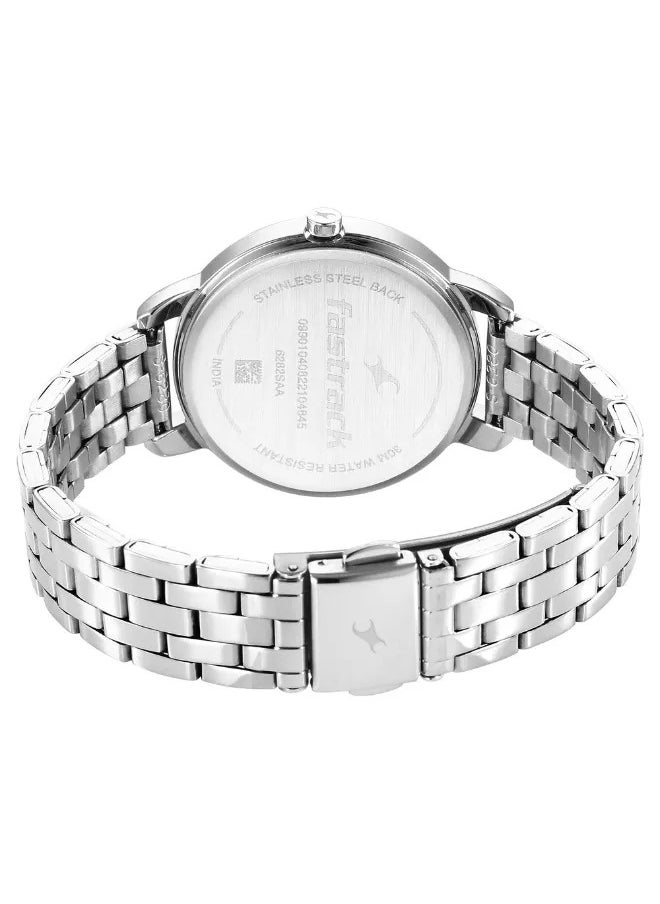 Women's Analog Round Shape Metal Wrist Watch - 6282SM01 -  Mm