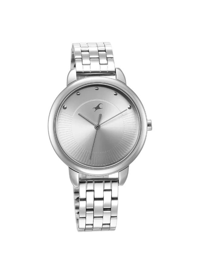 Women's Analog Round Shape Metal Wrist Watch - 6282SM01 -  Mm