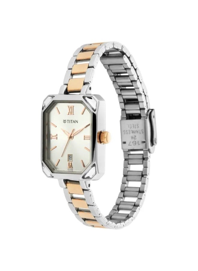 Women's Analog Metal Wrist Watch - 2635KM01 - 34 Mm