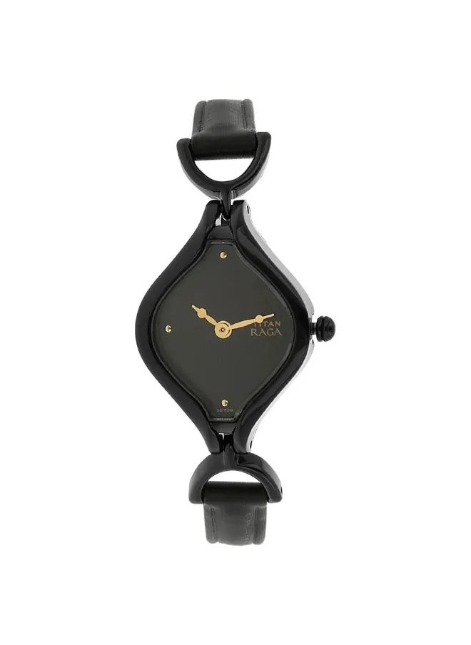 Women's Analog Leather Wrist Watch - 2531NL01 - 32.7 Mm