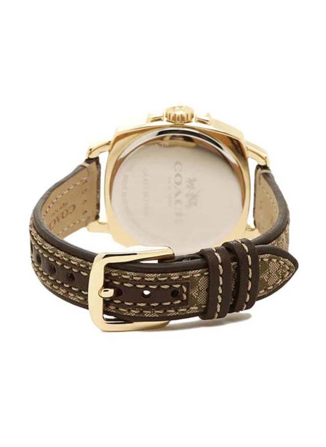 COACH TONNEAU ANALOG WOMEN'S GOLD CASE WATCH - 14503150