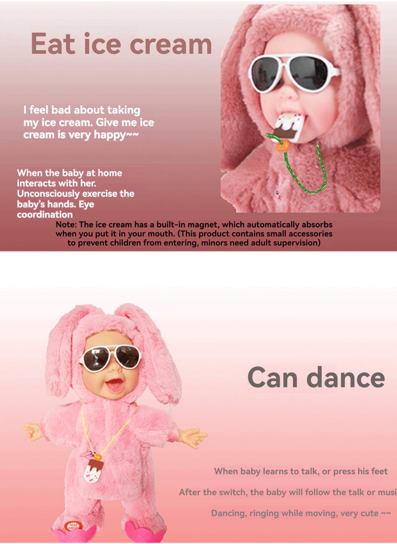 Pink Popsicle Doll Interactive Talking Doll - Repeat, Sing, Dance And Walk - Kids Toy