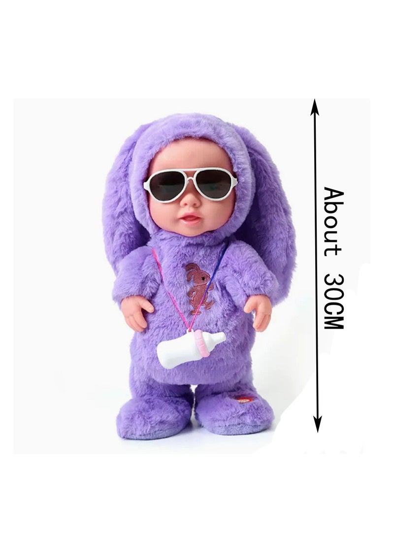 Purple Bottle Doll Interactive Talking Doll - Repeat, Sing, Dance And Walk - Kids Toy