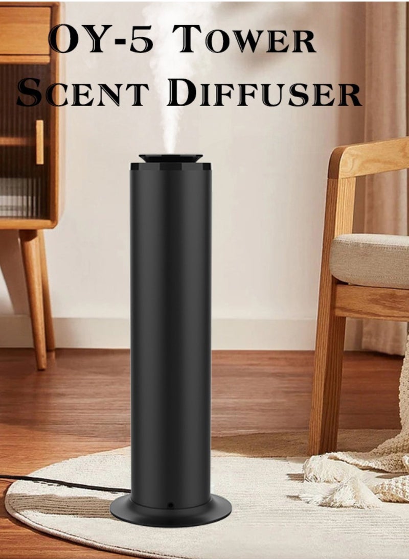 Aroma Oil Diffuser, Aromatherapy Machine, Automatic Incense Sprayer, Fragrance Diffuser, Bluetooth Control Essential Oil Machine, Stand Alone Tower Diffuser 500ml