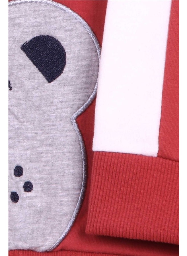 Boys Tracksuit Set Teddy Bear Printed Tile (1-4 Ages)