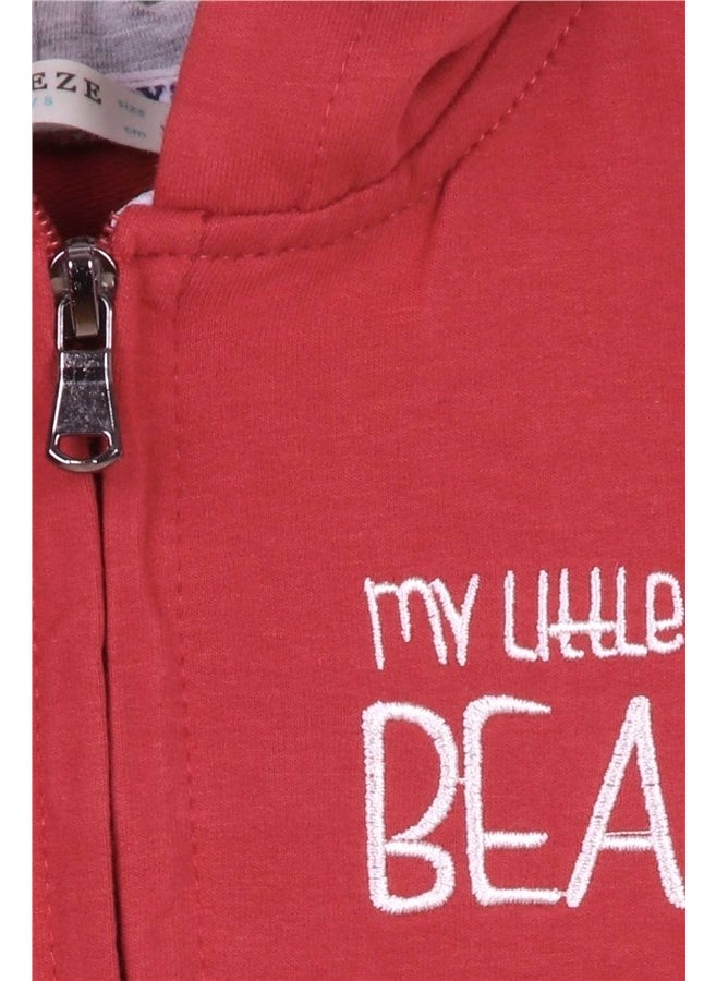 Boys Tracksuit Set Teddy Bear Printed Tile (1-4 Ages)