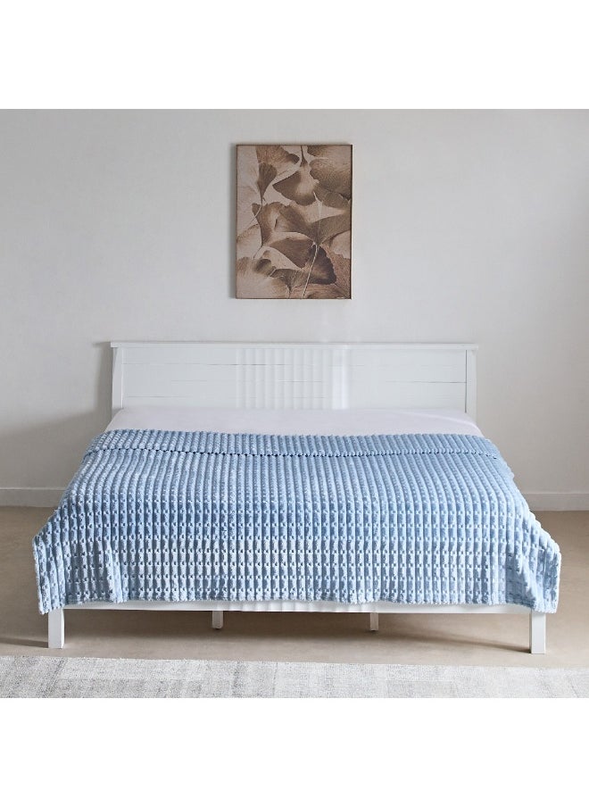 Delft Jacquard Flannel Queen Blanket 220 x 200 cm