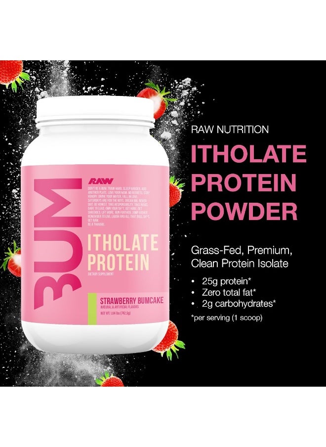 Whey Isolate Protein Powder Strawberry Bumcake