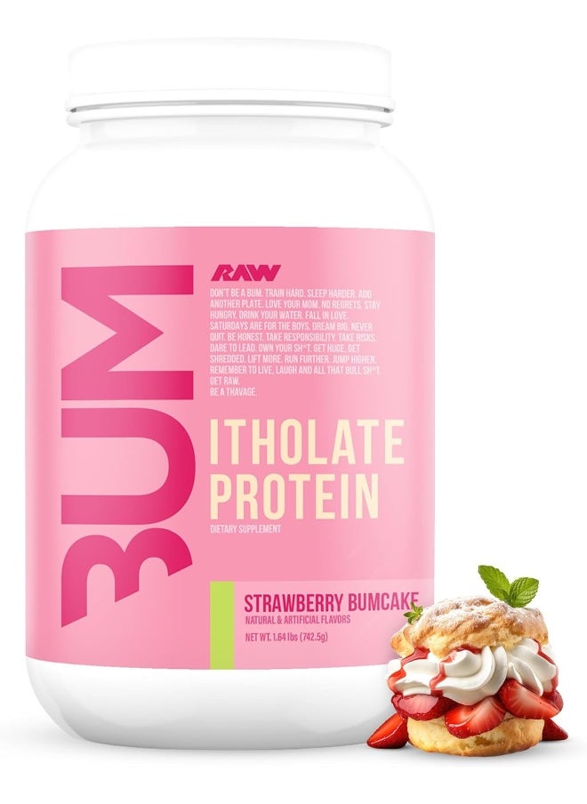 Whey Isolate Protein Powder Strawberry Bumcake