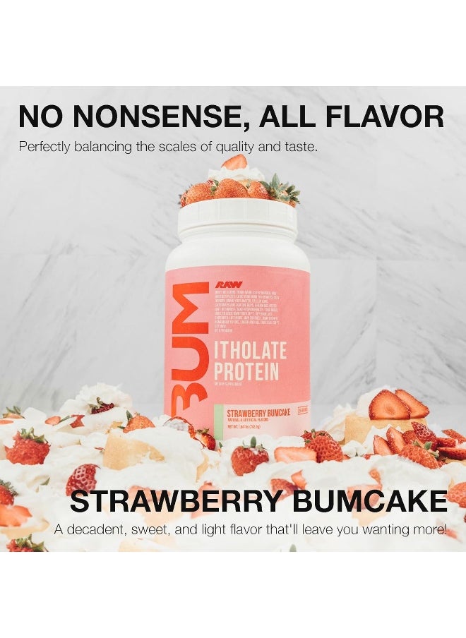 Whey Isolate Protein Powder Strawberry Bumcake