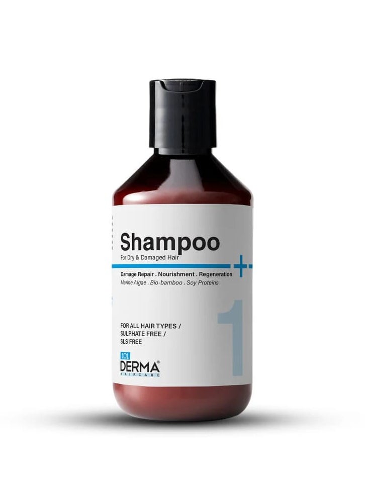 101 Derma Shampoo for Dry & Damaged Hair 300 ml
