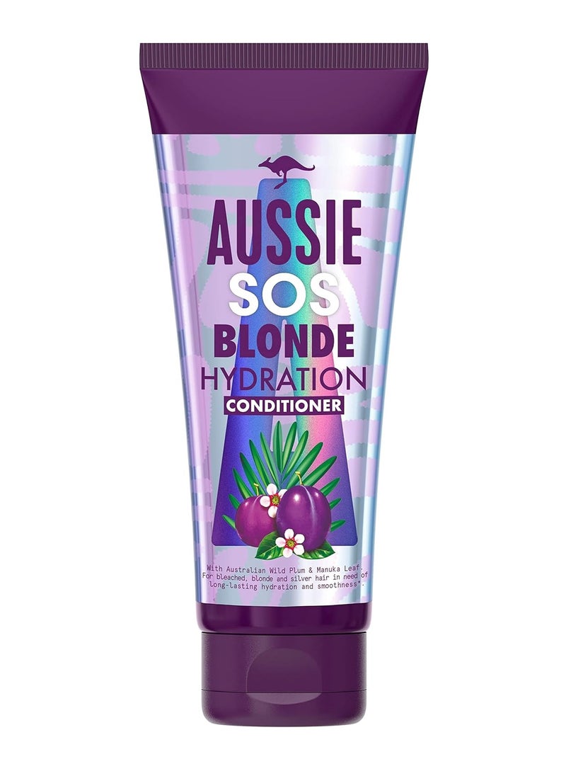 SOS Blonde and Silver Hair Hydration Vegan Hair Conditioner 200ml