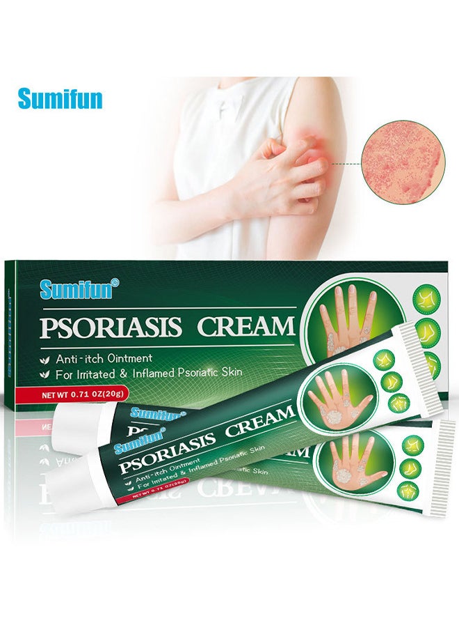 Natural Chinese Herbal Eczema Psoriasis Creams 20G, Dermatitis And Eczema Pruritus Psoriasis Ointment, Psoriasis Creams, Psoriasis Treatment, Antibacterial Cream For Body Itching