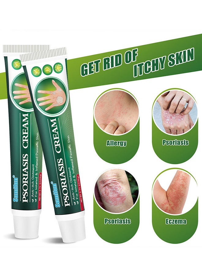 Natural Chinese Herbal Eczema Psoriasis Creams 20G, Dermatitis And Eczema Pruritus Psoriasis Ointment, Psoriasis Creams, Psoriasis Treatment, Antibacterial Cream For Body Itching