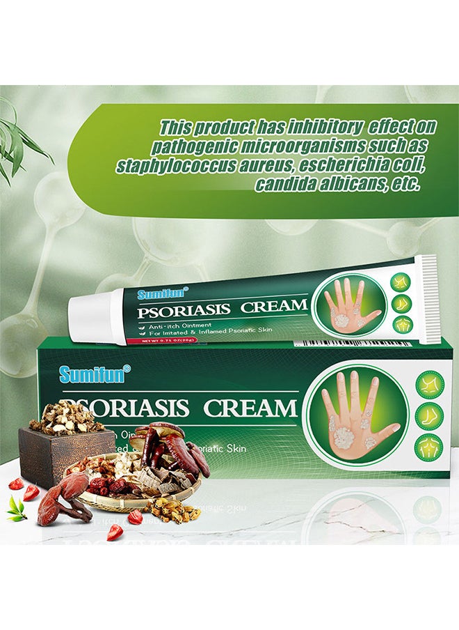 Natural Chinese Herbal Eczema Psoriasis Creams 20G, Dermatitis And Eczema Pruritus Psoriasis Ointment, Psoriasis Creams, Psoriasis Treatment, Antibacterial Cream For Body Itching