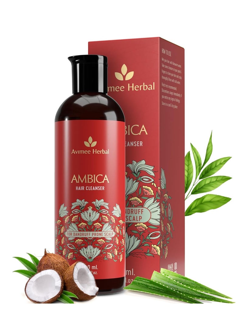 Ambika Hair Cleanser, Fights Dandruff and Moisturizes Scalp Naturally, 200 ml