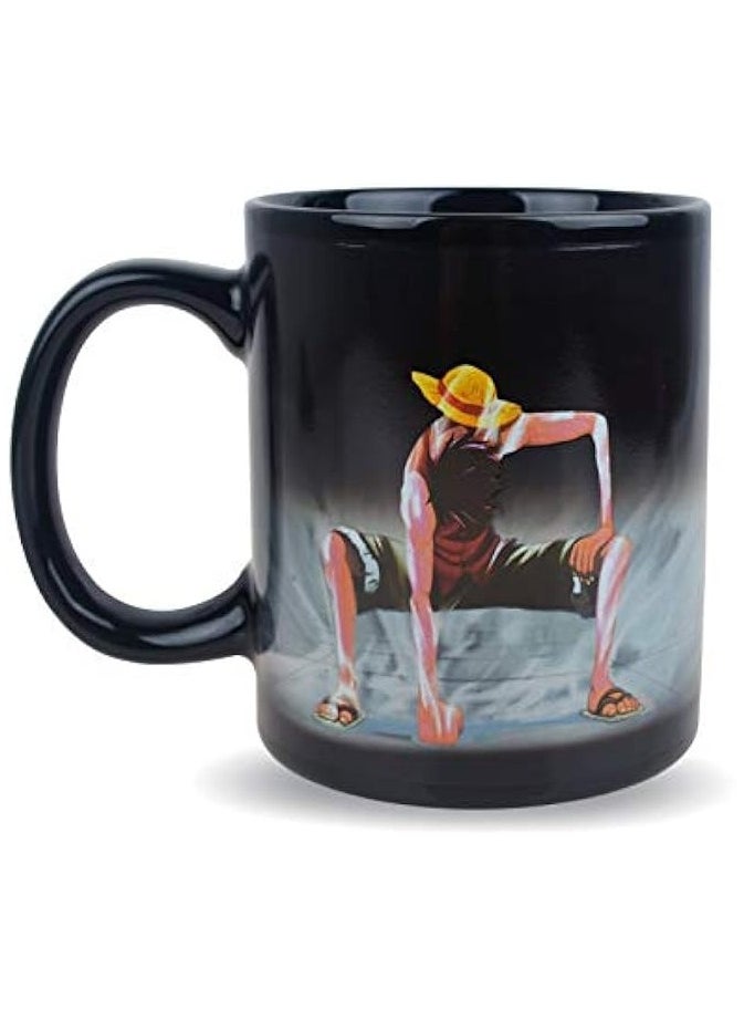 Piece Luffy Changing Coffee Mug Heat-sensitive Reactive Ceramic Cup Coffee Mug