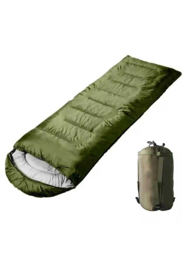 Outdoor Camping Sleeping Bag Hiking Training Lunch Break Duck Down Sleeping Bag Size: 220cm*90cm