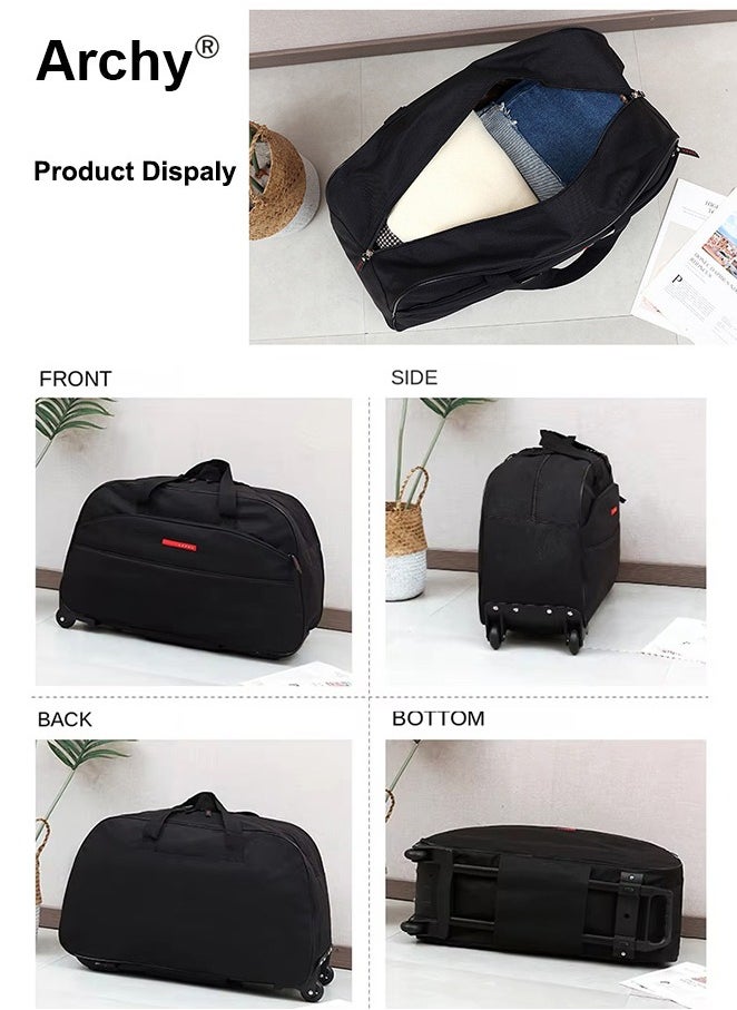 Unisex Trolley Travel Bag Waterproof Large Capacity Multifunctional Luggage Bag