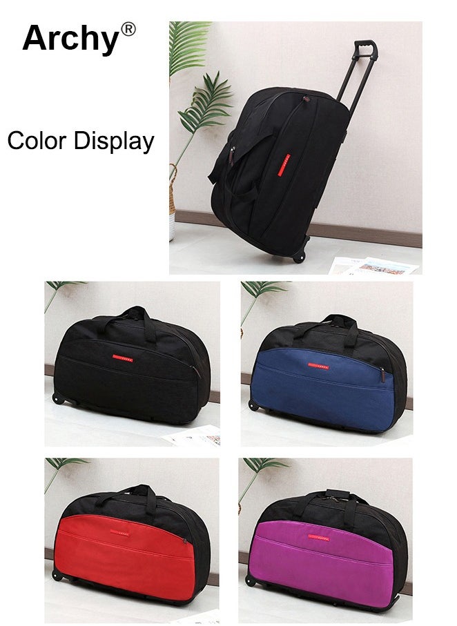 Unisex Trolley Travel Bag Waterproof Large Capacity Multifunctional Luggage Bag