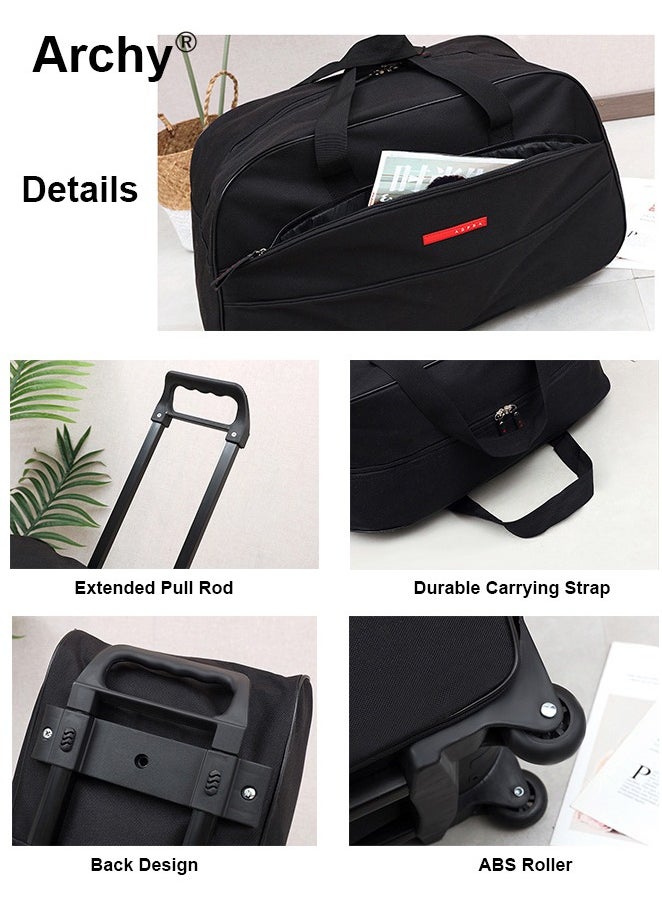 Unisex Trolley Travel Bag Waterproof Large Capacity Multifunctional Luggage Bag