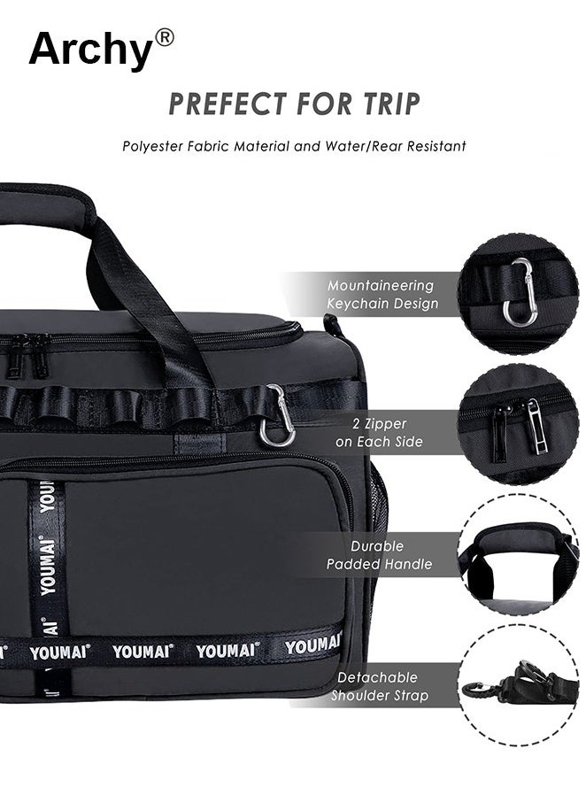 Large-Capacity Travel Bag Men's Short-Distance Luggage Backpack College Students Boarding Backpack Dry and Wet Separation Fitness Bag