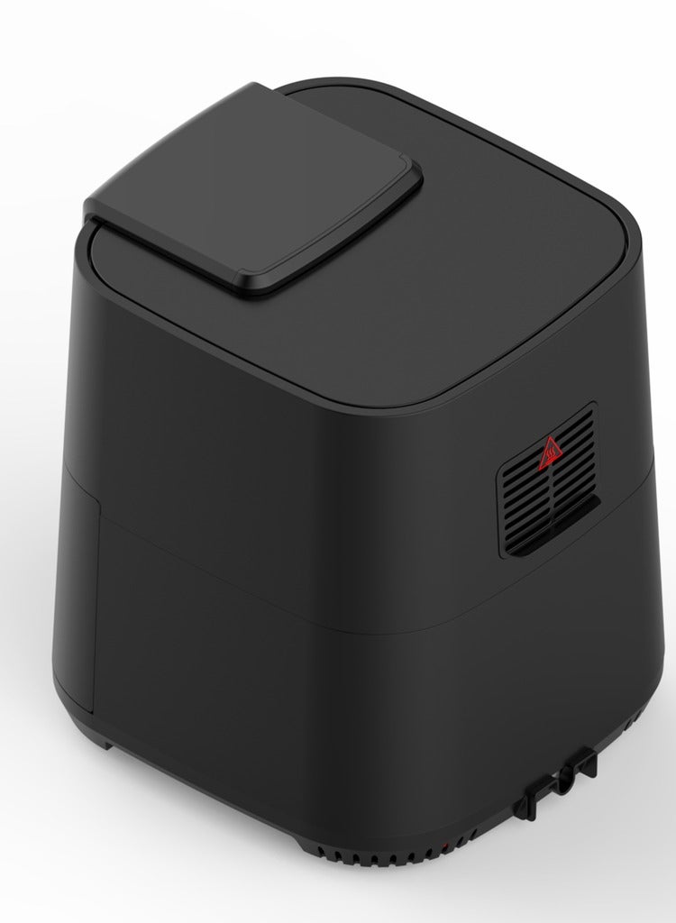 Digital Air Fryer, LED Display, Oil-Free Fryer, Non-Stick Cooking Tray,Temperature Control Up to 200°C & 14 Buttons Easy Navigation Space-Saving Slim Design 7.5 L 1700 W DEM-KZ120W Black