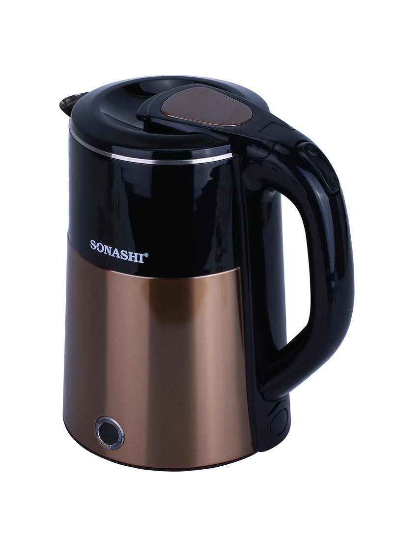 Stainless Steel Cordless Kettle 1.8 L 2200 W SKT-1803 Red