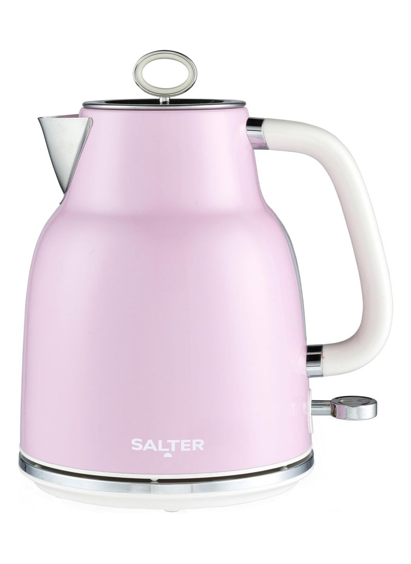 EK5737PNK Retro 1.7 L Kettle – 3KW Rapid Boil, Pink Vintage Design