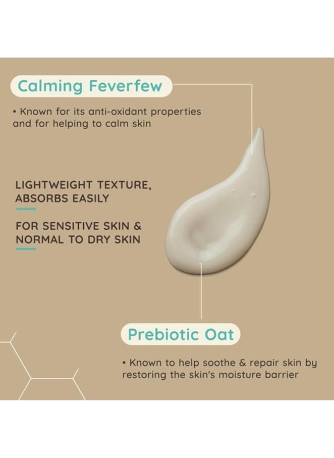 Aveeno Face CALM+RESTORE Triple Oat Serum, 24-Hour Moisturisation, For Sensitive Skin, With Triple Oat Complex And Calming Feverfew, Fragrance Free, 30ml